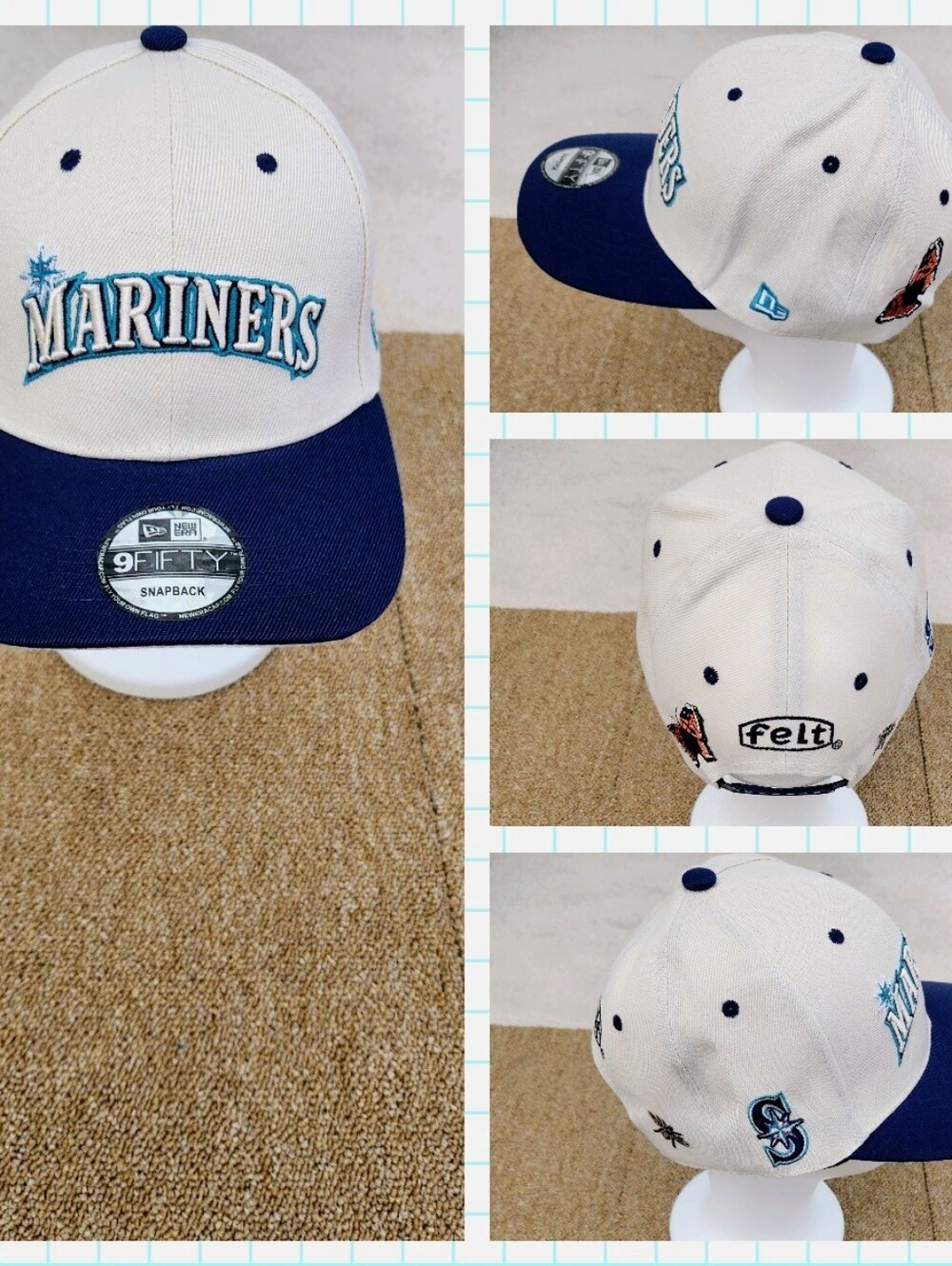 SEATTLE MARINERS MLB BASEBALL SNAPBACK HAT.